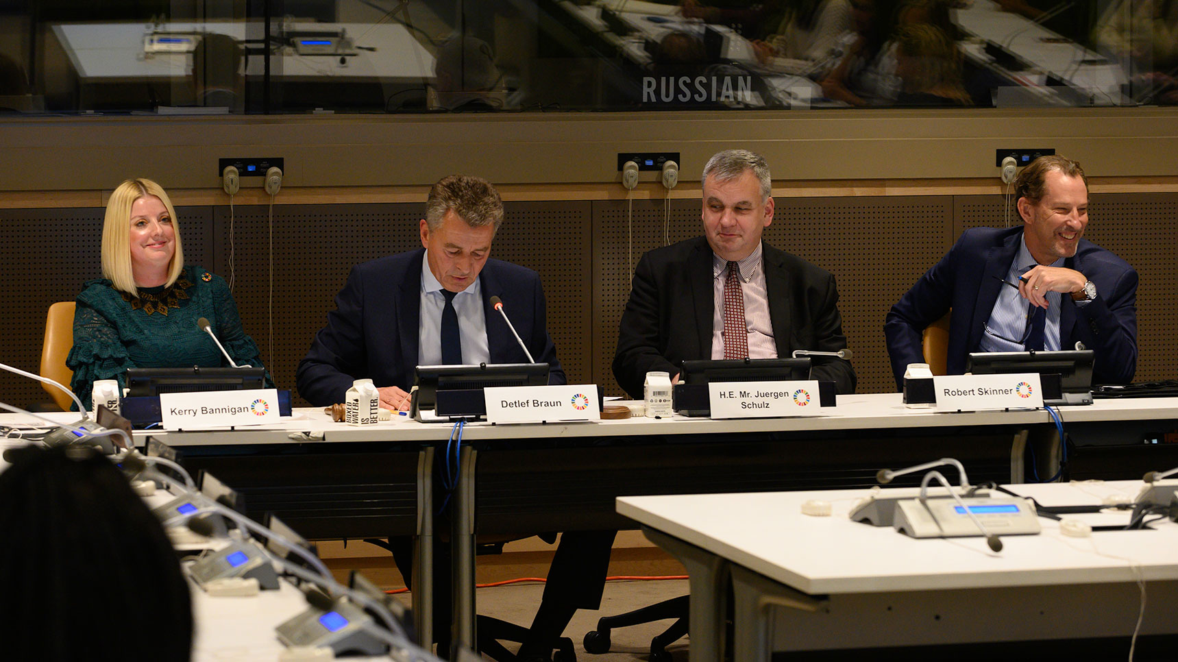 Left to right: Kerry Bannigan, Detlef Braun, Jürgen Schulz and Robert Skinner (Photo: Rich Dodge)