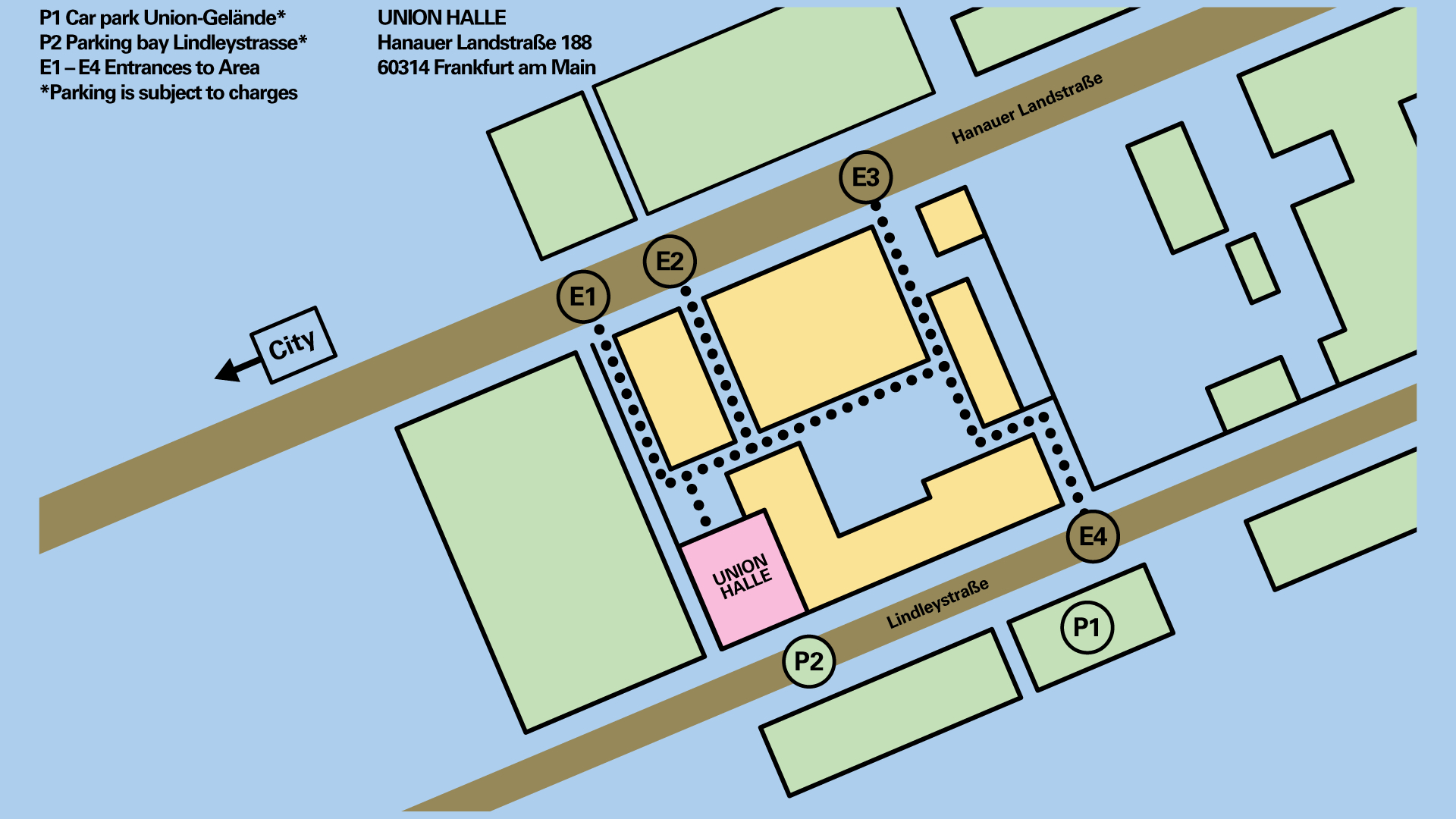 Neonyt Lab 2022: Location plan, Union Halle, Frankfurt am Main